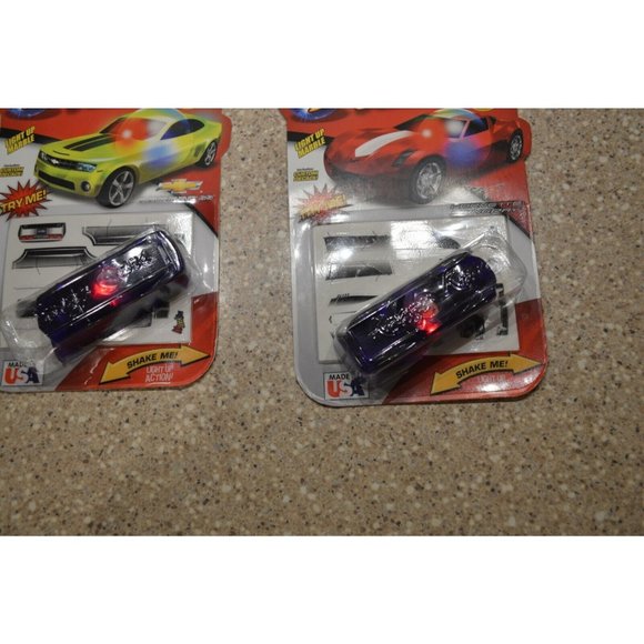 Krazy Kars Marble Racers Light Up Corvette Stingray - Camaro SS Lot of 2 (B) - Picture 3 of 7